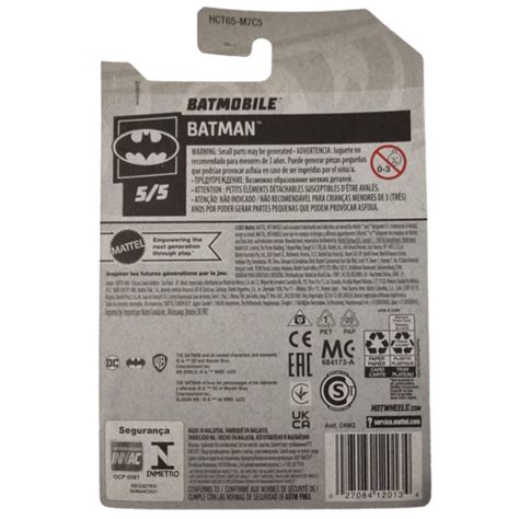 Carrinho Miniatura Hot Wheels Batmobile HCT