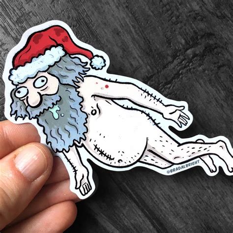 Naked Santas Etsy