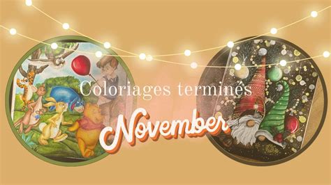 Coloriages Termin S Novembre Finished Pages Youtube