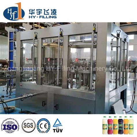 Plastic Bottle Juice Hot Filling Line Fruity Juicer Making Bottled Water Machine Juice