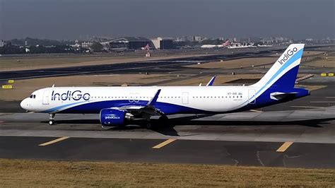 The All New Indigo Airbus A321neo Departure From Mumbai International