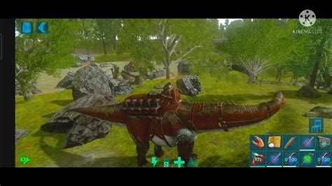 How To Tame Diplodocus In Ark Mobile Game Youtube