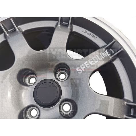 Jante 205 Gti Cti Speedline Sl 434 Gris Anthracite Avec Centre De Roue Fr