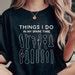 Things I Do In My Spare Time Dildo Shirt Funny Dildo T Shirt Gag Gift For Women Inappropriate