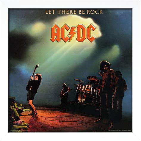 AC/DC (Let There Be Rock) Album Cover Framed Print | The Art Group