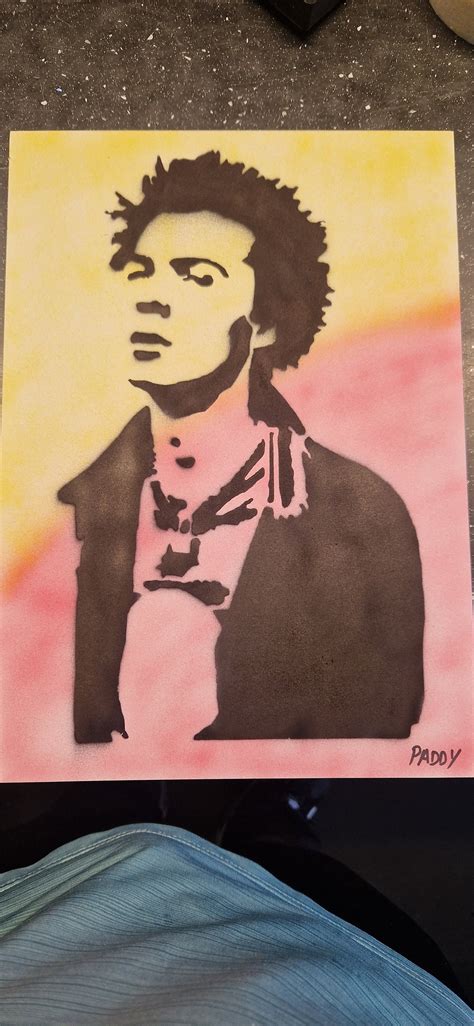 Sex Pistols Artwork A Hamd Made Sid Vicious Johnny Rotton Etsy Uk