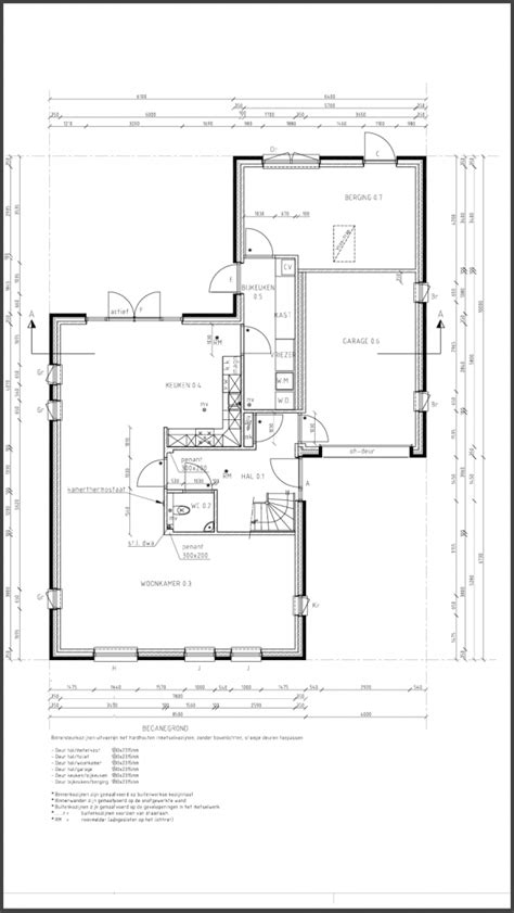 Bouwtekening Tekening Schaal Tekeningen Bouwtekeningen Sketch Coloring Page