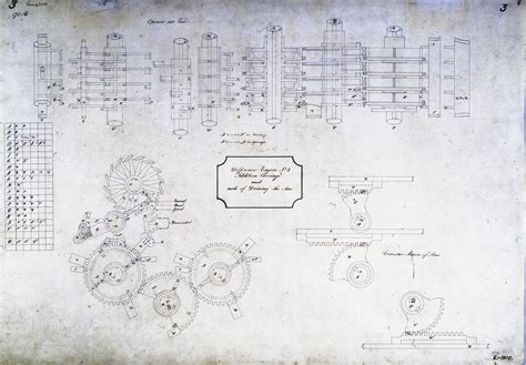 Babbage's Difference Engine No 2, 1847-1849 Drawings | Science Museum Blog