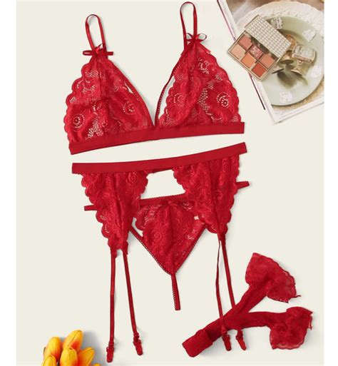 Sfy Lingerie Sexy Hot Erotic Intimates Bra Sets Panty G String Set Sexy Transparent Lingerie