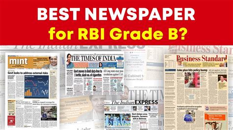 Newspaper Reading For RBI Grade B Exam Which Newspaper To Read For