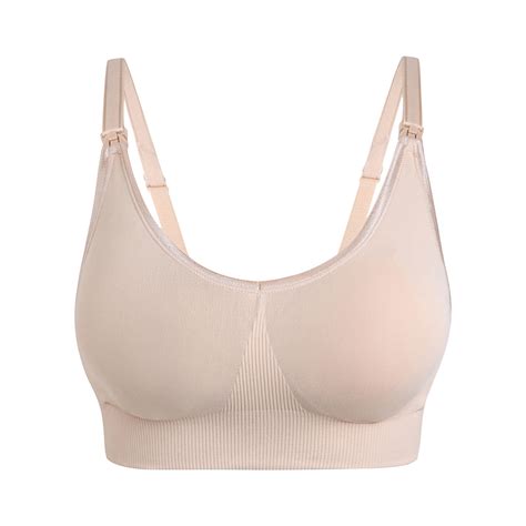 Jgtdbpo Nursing Bras For Breastfeeding Front Closure Plus Size Seamless Maternity Bras For