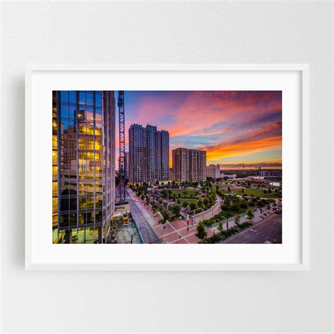 Uptown Sunset - Charlotte North Carolina Photography City Skyline