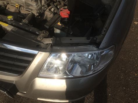 Замена ламп передних габаритных огней на светодиодные лампы. — Nissan ...