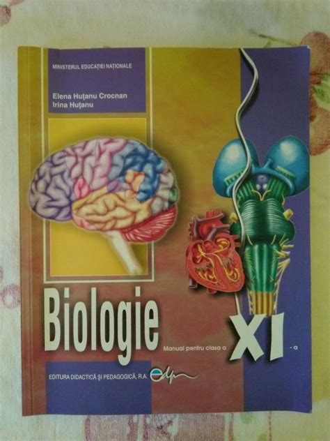 Manual De Biologie Clasa Xi Elena Hutanu Arhiva Okazii Ro