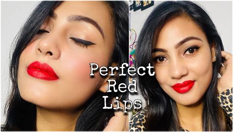 How to get perfect bold red lip! | Perfect red lips, Bold red lips ...