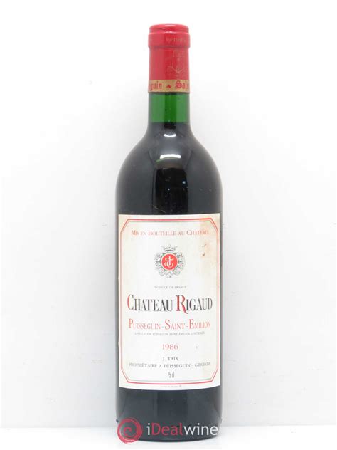 Acheter Puisseguin Saint Emilion Ch Teau Rigaud Sans Prix De R Serve