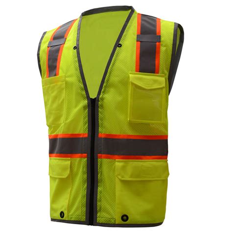 Gss Safety 1701 Hype Lite Ansi Class 2 Safety Vest With Pockets