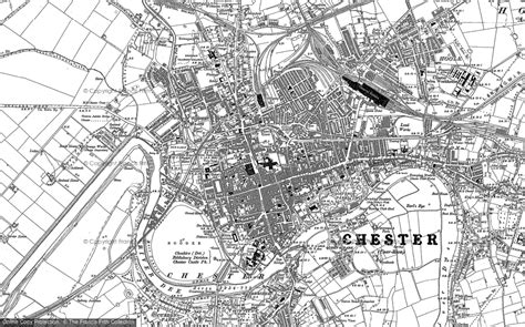 maps  chester cheshire francis frith