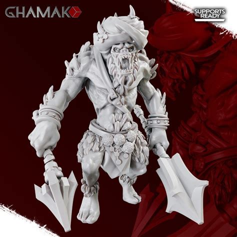 Persian Ogre Yeti 3 Ghamak 3d Printed 32 Mm Scale Etsy