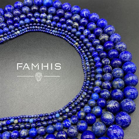 Лазурит афганский натуральный, бусина 2-12 мм купить в интернет ...