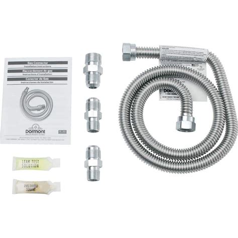 Ge Universal Ft Gas Range Connector Kit Pm X Ds The Home Depot