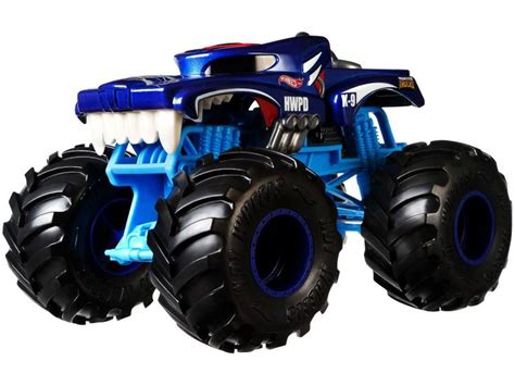Caminhão de Brinquedo Hot Wheels Monster Trucks Roda Livre Mattel Caminhões Motos e Ônibus
