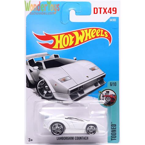 Xe Mô Hình Hot Wheels Lamborghini Countach Collections Tooned 2017 DTX49 Shopee Việt Nam