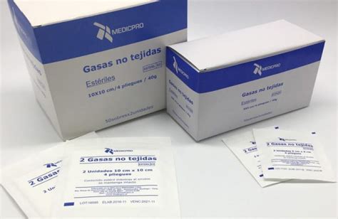 Gasa no Tejida Estéril 7 57 5cms Medicpro