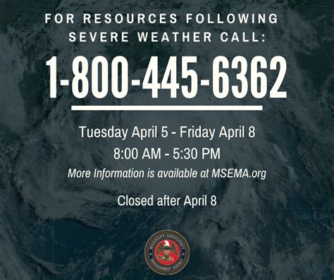 Mema Call Center Open To Report Severe Weather Damage Daily Leader