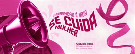 Key Visual Para Campanha Outubro Rosa On Behance