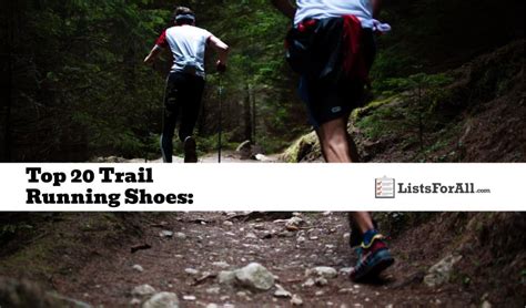 Best Trail Running Shoes: The Top 20 List - ListsForAll.com