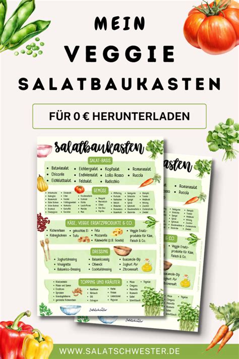 Salatbaukasten Mit Tipps F R Gemischte Salate Toppings Und Mehr