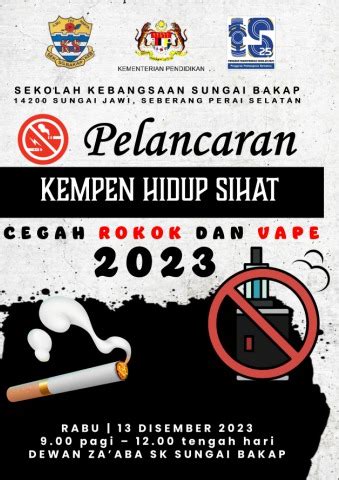 Kempen Hidup Sihat Cegah Rokok Dan Vape Sksb