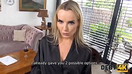 DEBT4k Naive Blonde Confronted By Debt Collector With Thick Phallus XNXX