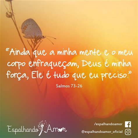 Frases De Deus Amor De Deus Salmos Bíblia Sagrada Frases Bíblicas