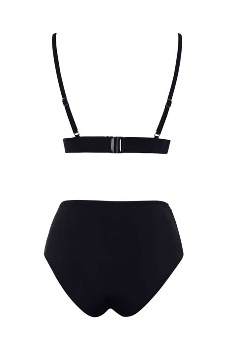 Deniz Kabuklu Yüksek Bel Üçgen Bikini Takım SLR I Sailor Moda