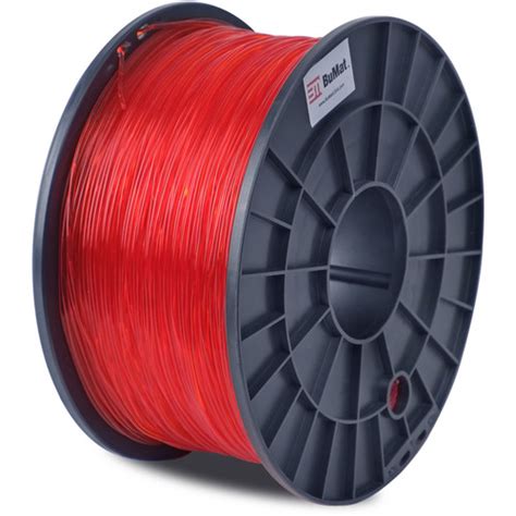 Bumat Mm Translucent Pla Filament Kg Red Dbumplatr B H