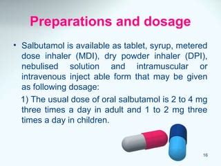 Salbutamol Ppt