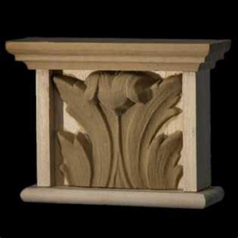 Pilaster Designs - Designed For A 5-3/4" Wide Pilaster - Wood Material