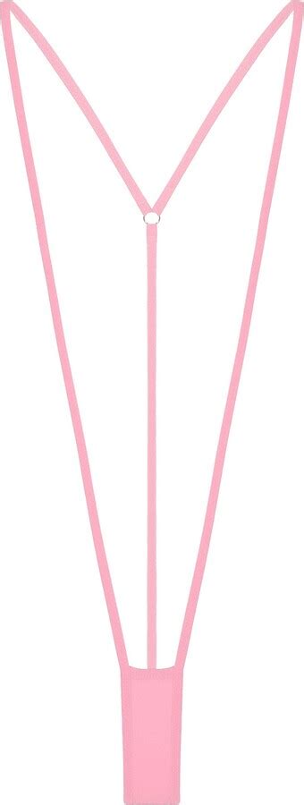 Feeshow Womens Sling Shot Bikini Topless G String Thongs Extreme Bodysuit Monokini Swimsuit