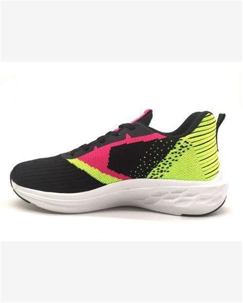 Riachuelo Tenis Activitta Feminino Cataluna Preto Pink Neon