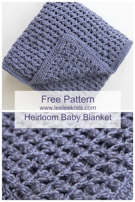 Heirloom Baby Blanket Crochet Pattern Leelee Knits Crochet Baby