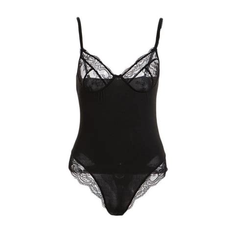 One Piece Dentelle Sexy Femme Lingerie Floral Body Skinny Body Pantalon V Tements De Nuit N