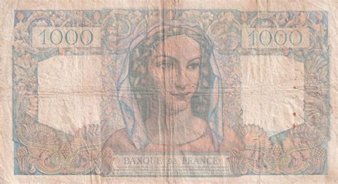 Billet France Francs Minerve Et Hercule S Rie P