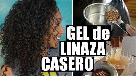 GEL DE LINAZA CASERO PARA CABELLO RIZADO YouTube