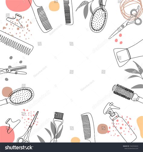 2454 Hair Salon Border Stock Vectors Images And Vector Art Shutterstock