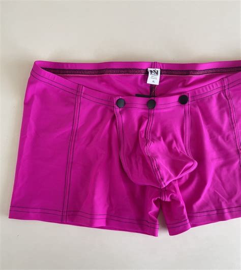 N N Bodywear Size XL Hot Pink TC Titan Trunk Bulge Enhancing Codpiece Swimsuit EBay