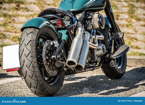 Black Green Naked Bike Parked Editorial Stock Image Image Of Tires Standing