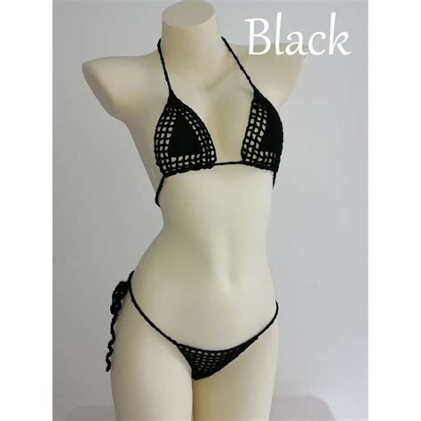 MAILLOT DE BAIN Ensemble de Bikini Sexy en coton pièces de réduction Micro String