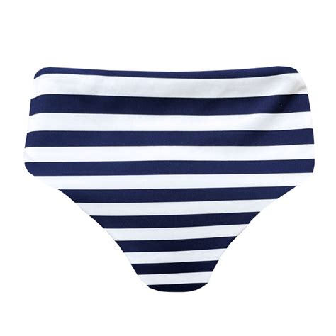 Biqu Ni Hot Pants Asa Delta Listras Azul Navy Biqu Ni Moda Praia Mar Toa